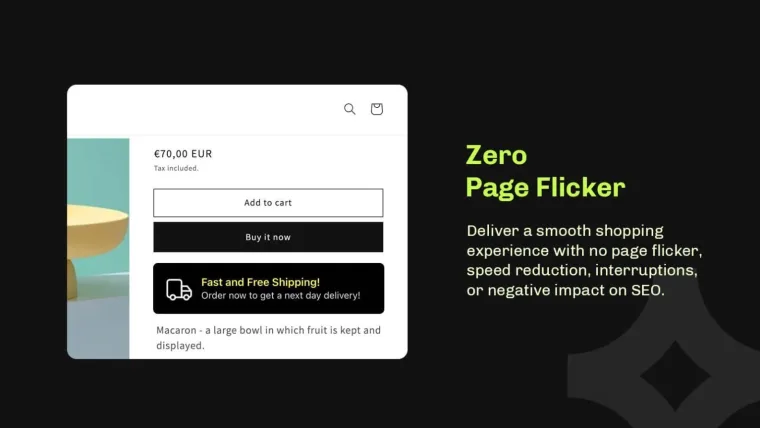 Zero Page Flicker