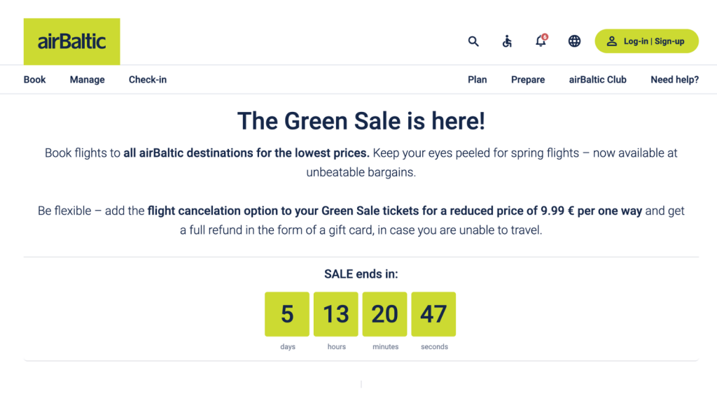 landing page countdown timer design.