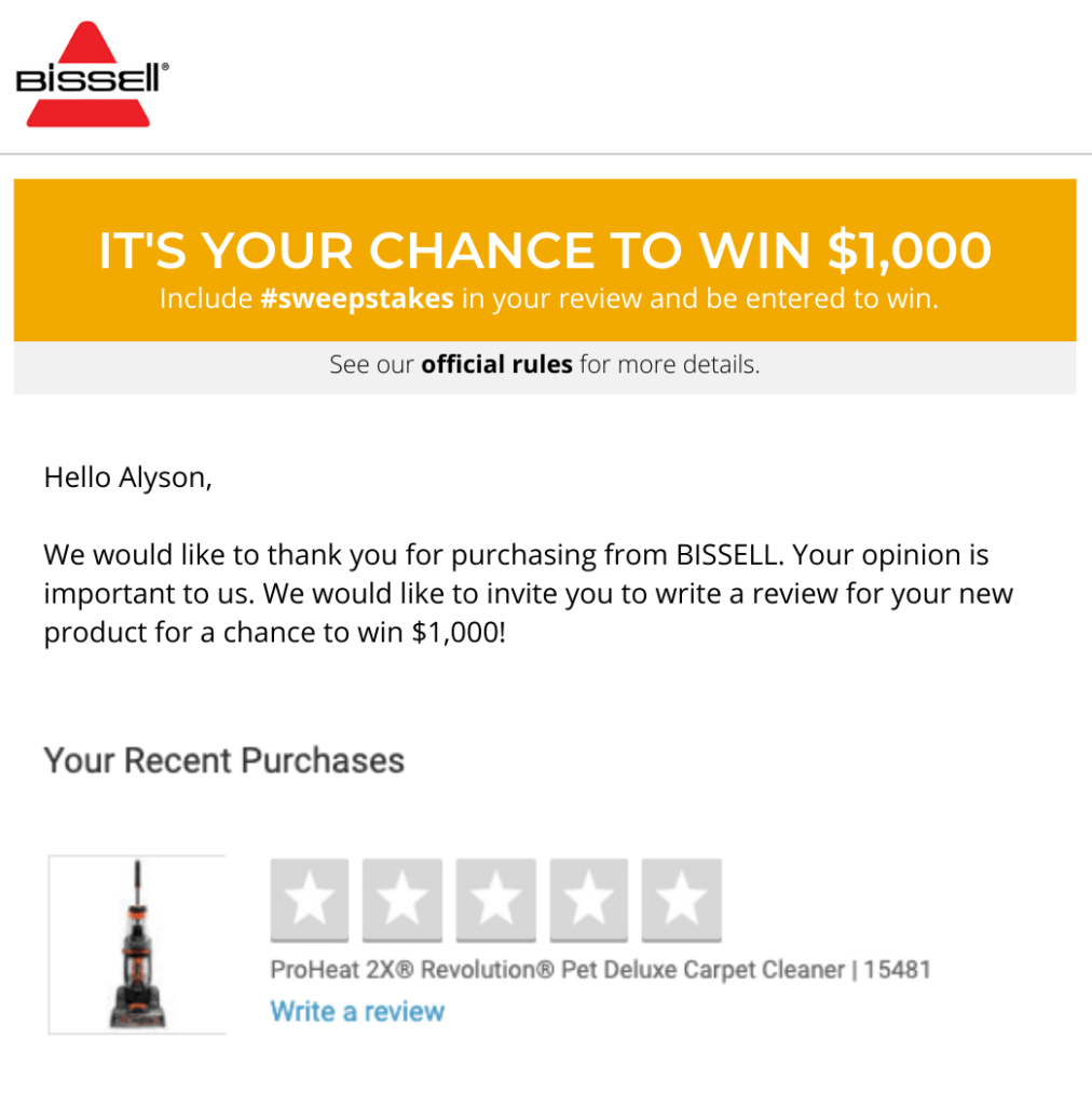 Offer Rewards to Encourage Reviews.