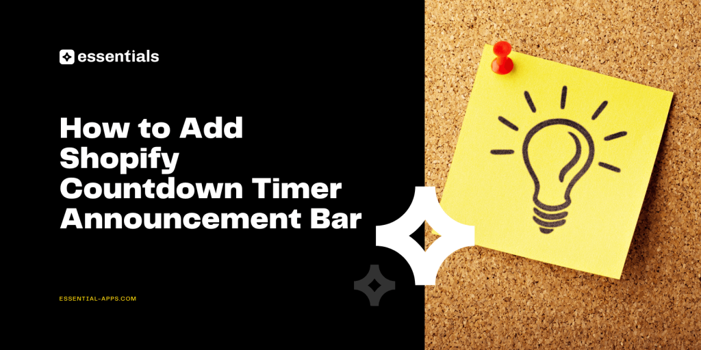 How to add shopify countdown timer announcement bar.