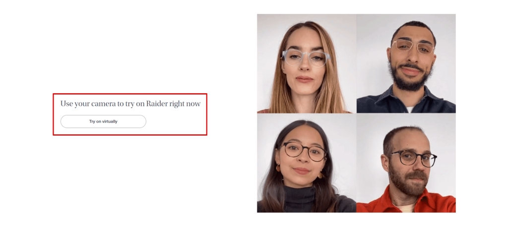 Example: Warby Parker.