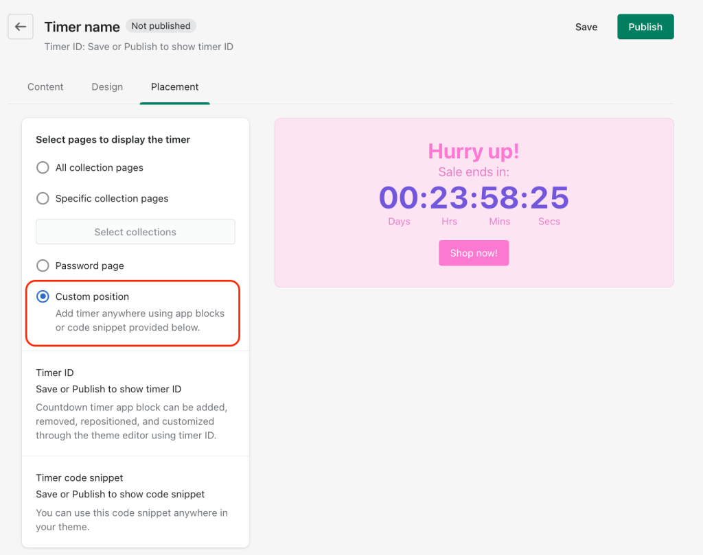 Adding countdown timer to shopify homepage.