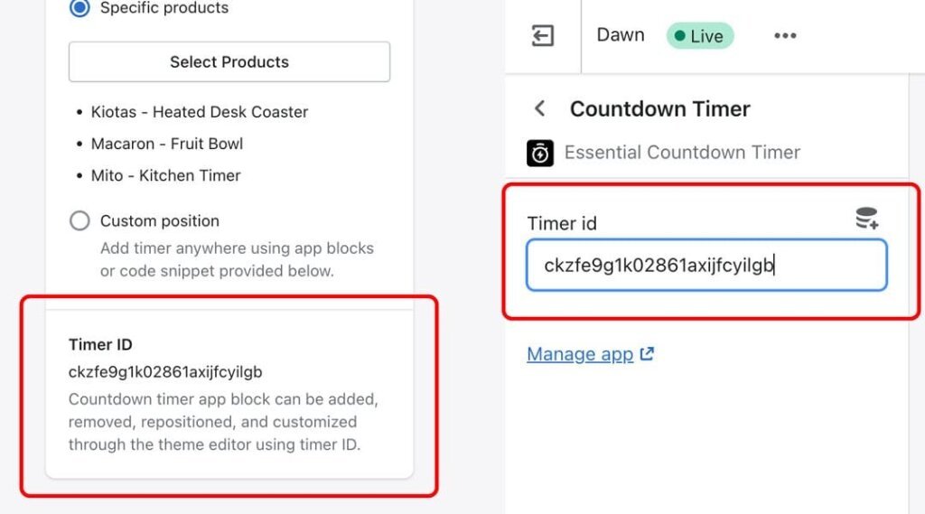 How to add a countdown timer to Shopify store using app blocks?