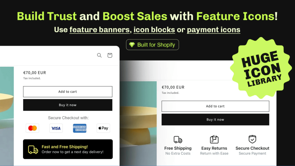 How to Add Social Proof to Shopify with Trust Badge Banners.