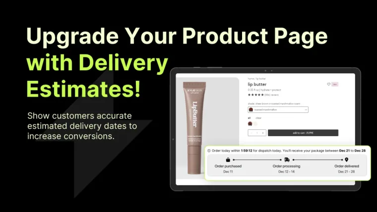 Real-Time Estimated Delivery Dates