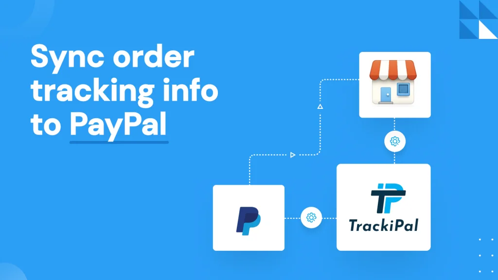 TrackiPal syncing order tracking information from a storefront through to PayPal.