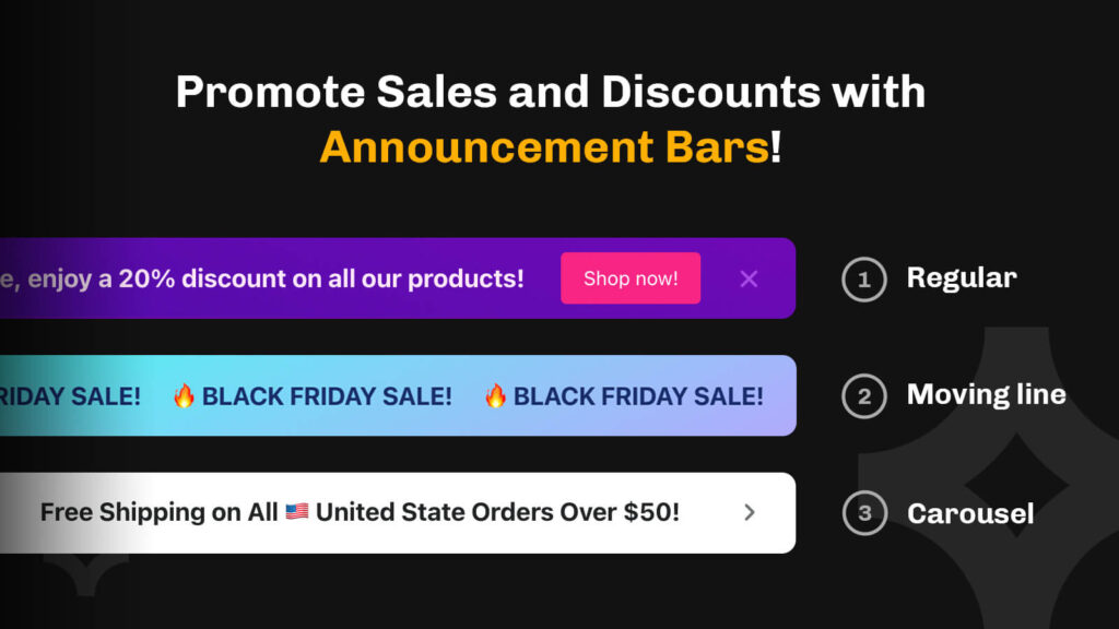 essential shopify announcement bar