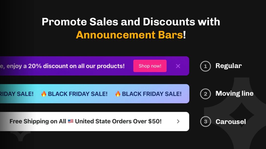 Essential Announcement Bar black friday app for Shopify