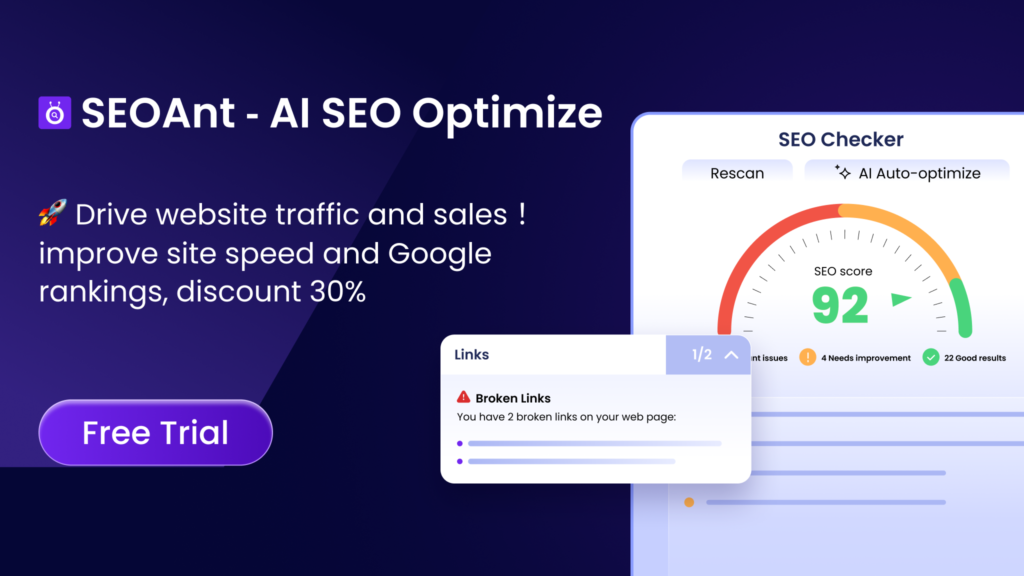 SEOAnt: AI SEO & AI Blog Post