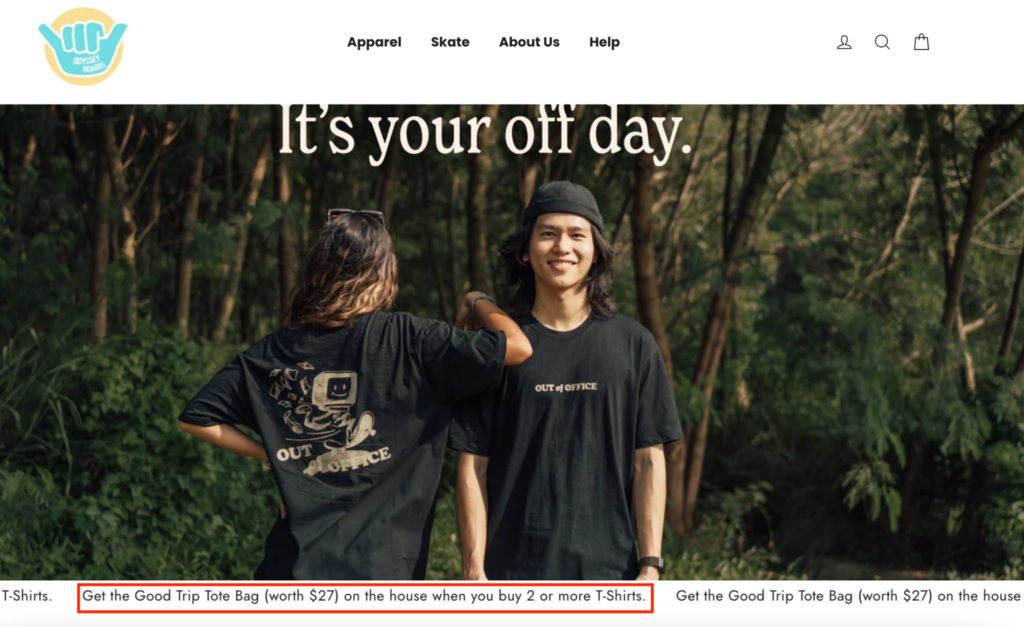 Buy X Get Y as a gift