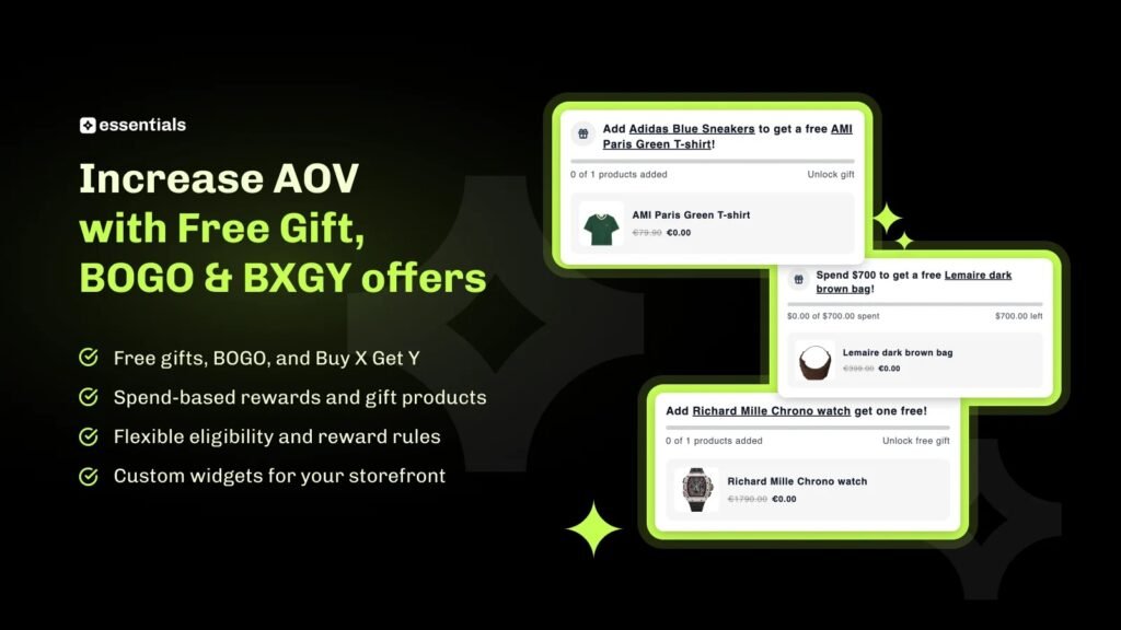 Essential Shopify Free Gift App