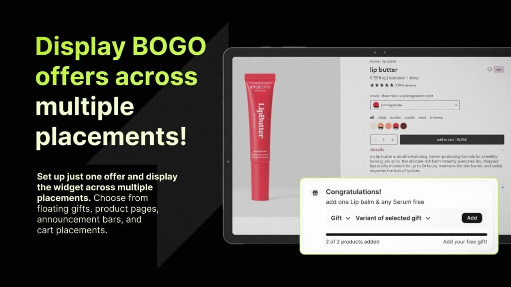 Essential free gifts launch