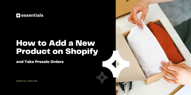 How to Add a New Product on Shopify