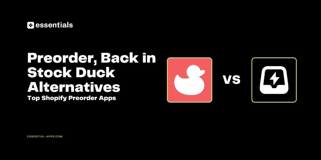 Preorder Back in Stock Duck