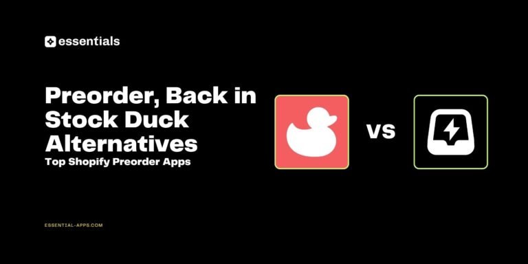 Preorder Back in Stock Duck