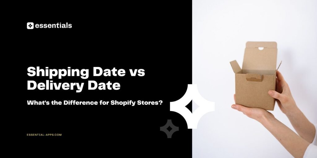 Shipping Date vs Delivery Date