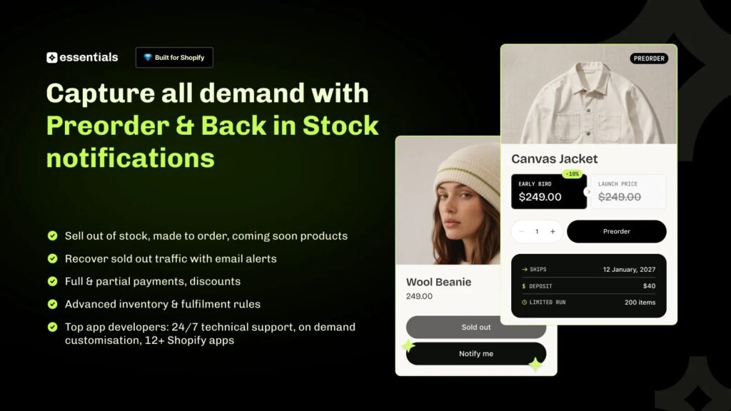 capture demand with preorders